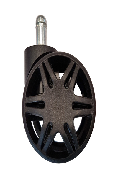 LC-Power LC-CASTERS-2BB - Castor wheels - LC-Power - with most gaming and office chairs - Black - Plastic - 5.7 cm - LC-CASTERS-2BB