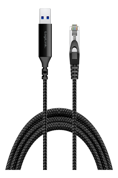 LogiLink CU0400 1m Cat6 S/FTP RJ-45 cable black - CU0400