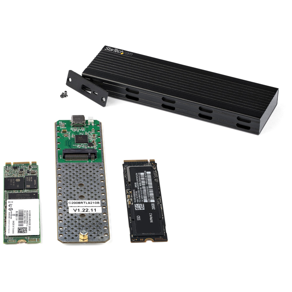 StarTech M.2 USB-C 10Gbps to M.2 NVMe SATA Enclosure - SM2E1BMU31C