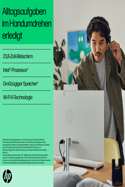 HP ALL-IN-ONE TOUCH PC 24-CR0111NG INTEL N100 FHD - C65Y3EA