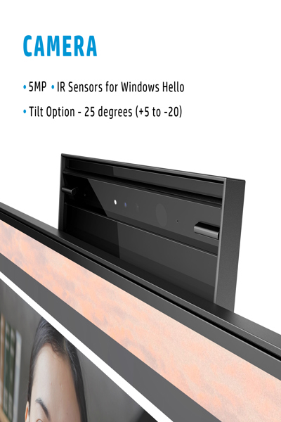 HP E24MV G4 Conferencing Monitor: 24-inch (60.5 cm) conferencing monitor. - 169L0E9#ABU