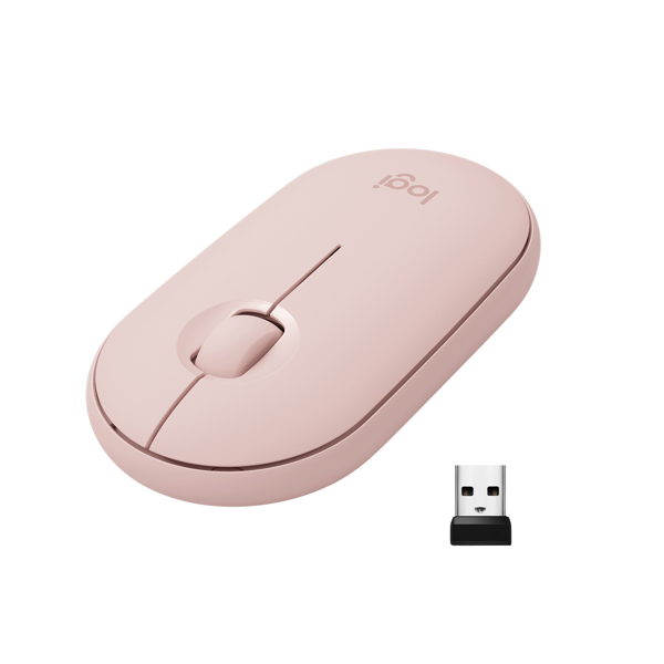 Logitech Pebble M350 - Mouse - optical - 910-005717