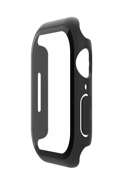 Belkin ScreenForce 2-in-1 Antimicrobial Screen Protector Apple Watch Black - OVG003ZZBK-REV