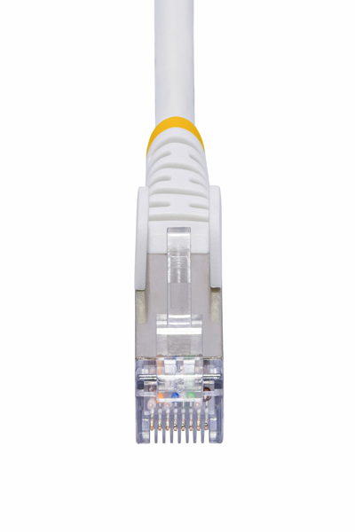 StarTech.com 12m White CAT8 Ethernet Cable, Snagless, S/FTP, 25G/40G - NLWH-12M-CAT8-PATCH
