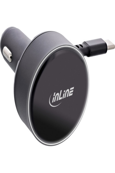 INLINE DUAL USB-C CAR POWER ADAPTER 75W