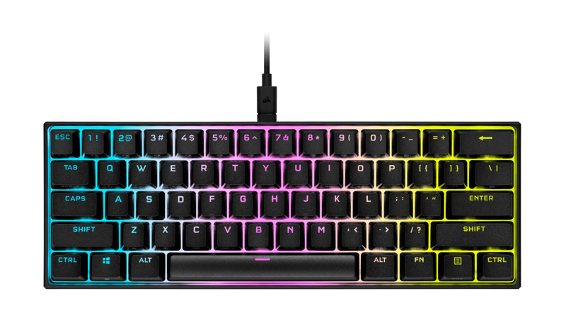 Corsair Gaming K65 RGB MINI 60% - Tangentbord - CH-9194014-DE