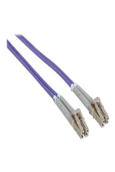 Intellinet Fiber Optic Patch Cable OM4 LC/LC 1m Violet - 750875