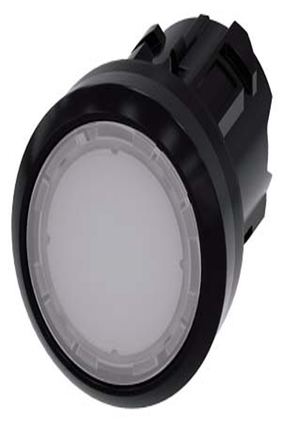 Siemens 3SU10010AB600AA0 Push Button Black White