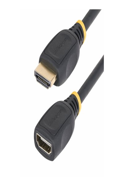StarTech.com 90 cm HDMI 2.0 förlängningskabel, 4K 60Hz, hane/hona - HD2MF3FL