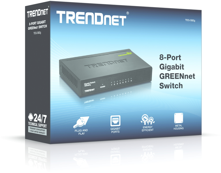 TRENDnet GREENnet TEG-S82G Switch - TEG-S82G
