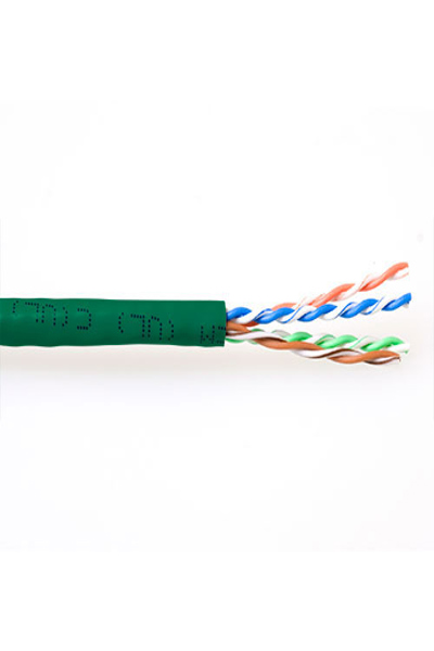 ACT CAT6A U/UTP PVC patch 305 m green - 305 m - Cat6a - U/UTP (UTP) - Green