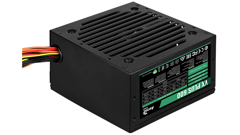AEROCOOL VX PLUS 600 POWER SUPPLY 600 W 20+4 pins ATX - AEROPGSVX-600PLUS-80