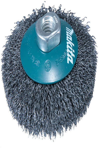 Brosse métallique circulaire Makita pour peinture, rouille et soudure bords