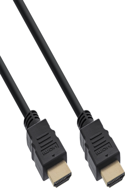 Câble HDMI InLine - HDMI haute vitesse avec Ethernet - mâle / mâle - noir - 10 m