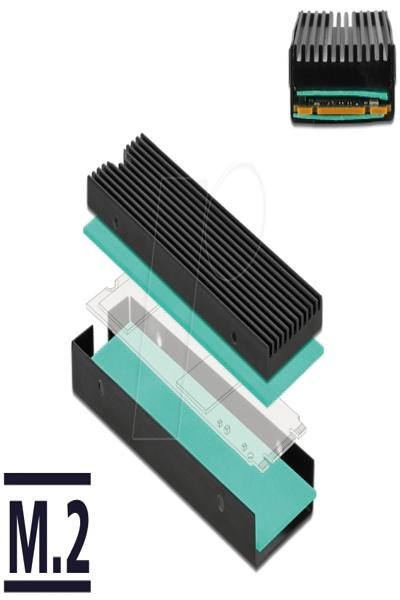 Dissipateur thermique pour disque SSD Delock