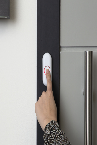Byron DBY-22324 Wireless doorbell set BY324 - Grey - White - 85 dB - IP44 - Plastic - Digital - Wireless