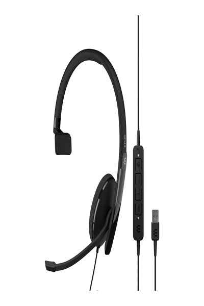 EPOS | SENNHEISER ADAPT 130T USB II - Headset - Head-band - Office/Call center - Black - Monaural - Multi-key - Mute - Volume + - Volume - - 1000899