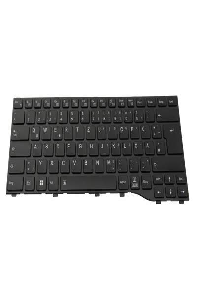 Fujitsu 34084284 Tastatur DE deutsch schwarz mit Backlight - Keyboard