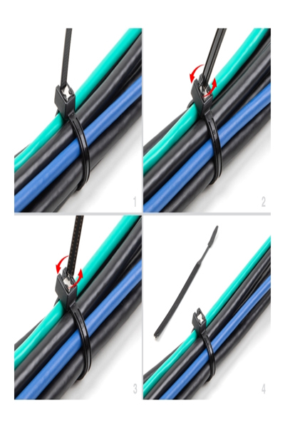Delock Cable tie - self-cutting, width 4.8 mm - 19470
