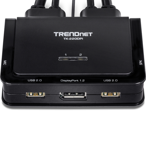 TRENDnet TK 220DPI - KVM-/Audio-Switch - TK-220DPI