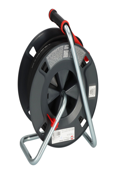 Brennenstuhl 9232250100, Svart, Röd, Plast, 5 AC-uttag, Rak, 25 m, IP44 - 9232250100