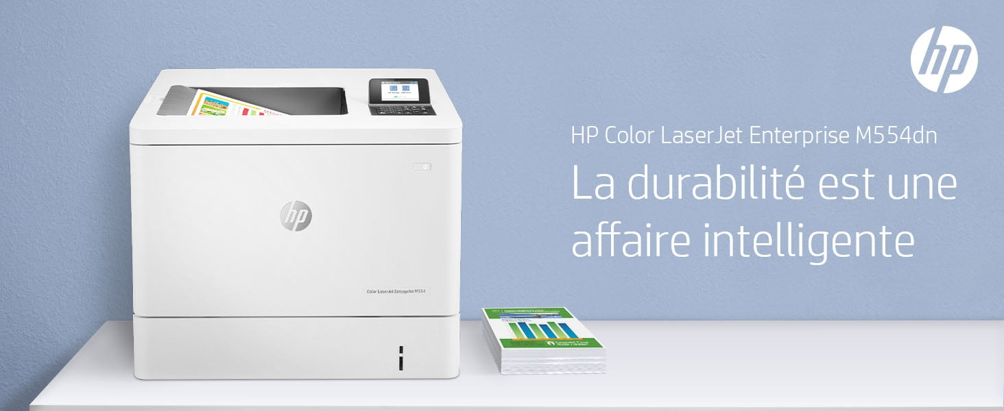 HP Color LaserJet Enterprise M554dn Printer - 7ZU81A