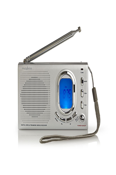 Nedis World Radio AM/FM/SW Battery - RDWR1000GY