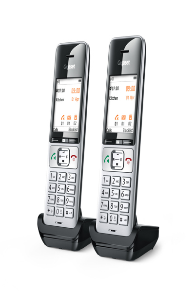 Gigaset COMFORT 500HX Duo Silver-Black Handset/Charger - L36852-H3061-R101