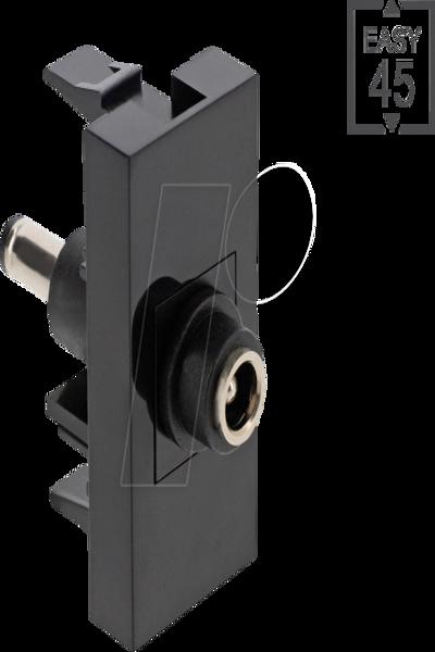 Delock Easy 45 Module DC 5.5 x Jack to 5.5 Plug - 90962