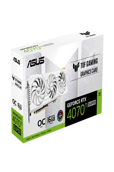 ASUS TUF-RTX4070TIS-O16G-BTF-White 16GB Grafikkort - 90YV0KI0-M0NA00