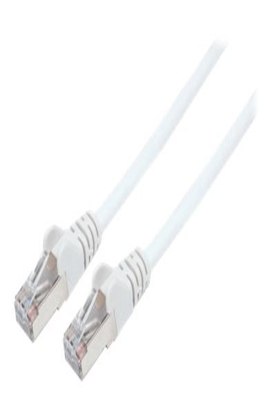 Intellinet Network Patch Cable - Cat7 Cable/Cat6A Plugs - 2m - White - Copper - S/FTP - LSOH / LSZH - PVC - Gold Plated Contacts - Snagless - Booted - Polybag - 2 m - Cat7 - S/FTP (S-STP) - RJ-45 - RJ-45 - White - 741385