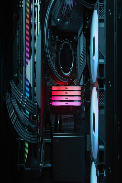 Kingston FURY 32GB 6400MT/s DDR5 CL32 DIMM Renegade RGB XMP - 32 GB - 1 x 32 GB - DDR5 - 288-pin DIMM