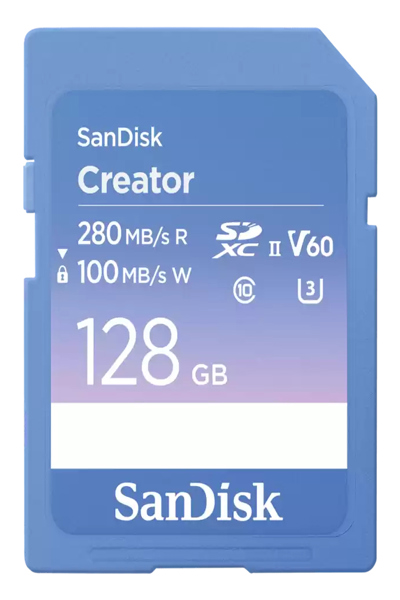 SanDisk Creator - Flash-Speicherkarte - Secure Digital (SD) - SDSDXEP-128G-GNCIS