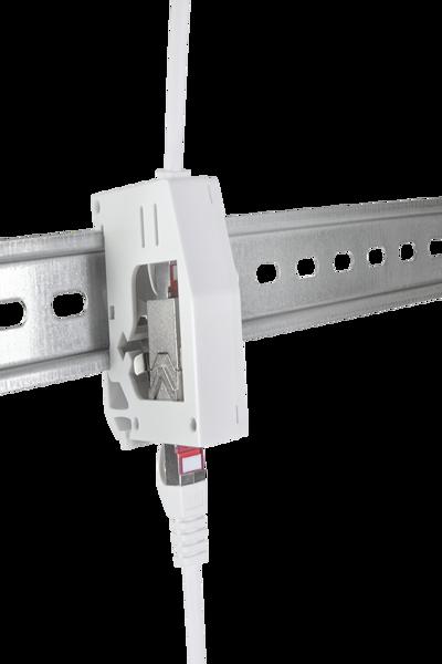 LogiLink Cat6a DIN Rail Adapter 2xRJ45 Sockel - MP0056