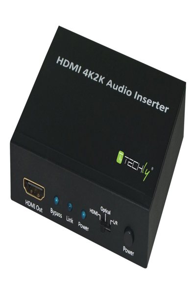 Techly IDATA HDMI-AI4K audio embedder - IDATA-HDMI-AI4K