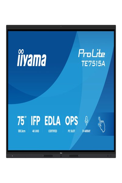 Iiyama 75"W IFP 40-Points Bonded DeepContrast - TE7515A-B1AG