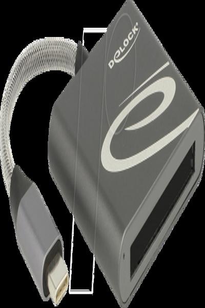 Delock USB Typ-C-kortläsare för CFast 2.0-minneskort - 91745