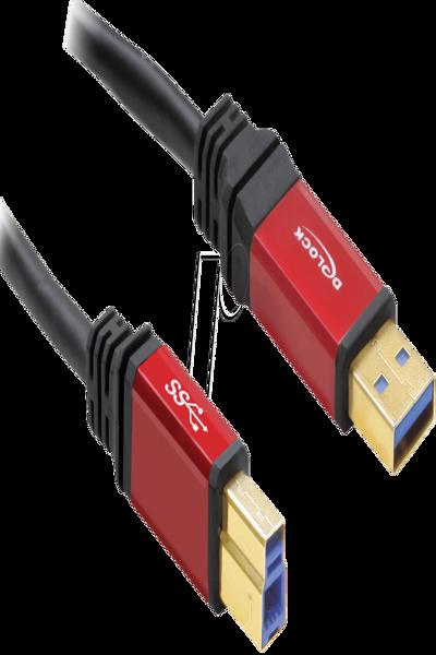 Delock Premium - USB cable - USB Type A (M) to USB Type B (M) - 82756