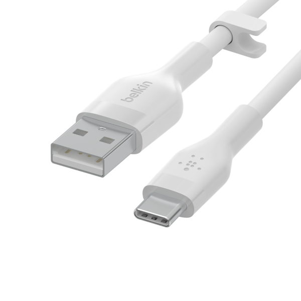Belkin BOOST CHARGE USB-A to USB-C Silicon Cable 1m - CAB008BT1MWH