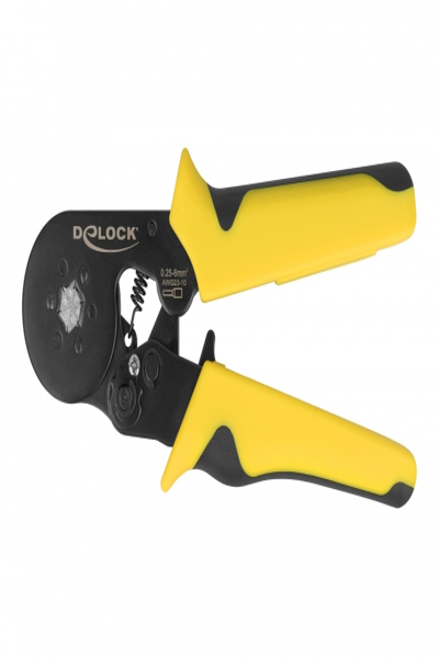 Pince à sertir Delock - noir, jaune