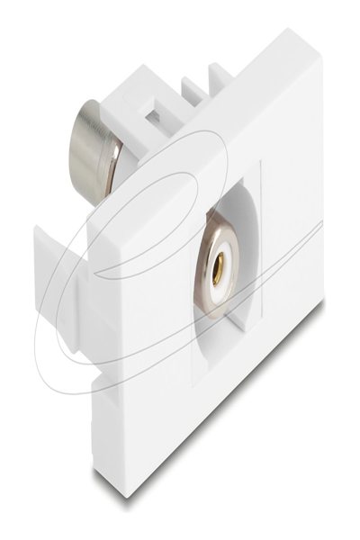 Delock Easy 45 Modul Buchse zu Cinch weiÃƒÅ¸ - 90858