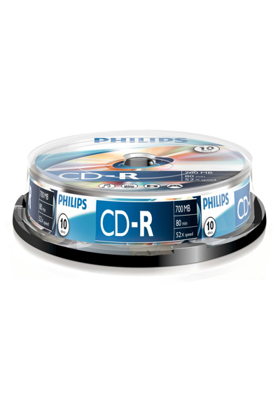 Philips CR7D5NB10 - 10 x CD-R - CR7D5NB10/00