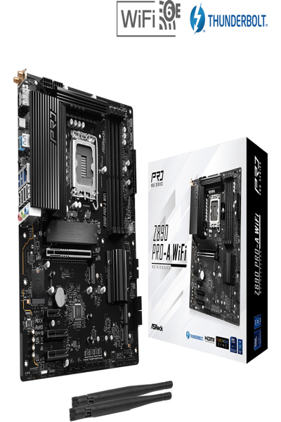ASRock Z890 PRO-A WiFi - Motherboard - 90-MXBP60-A0UAYZ