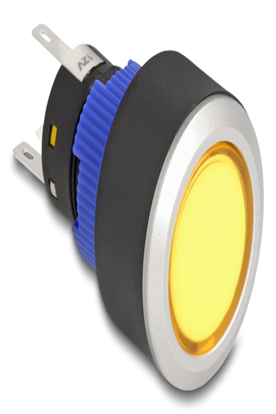 Delock Push Button protruding 22 mm 5 x Solder flat Plastic LED - 22050