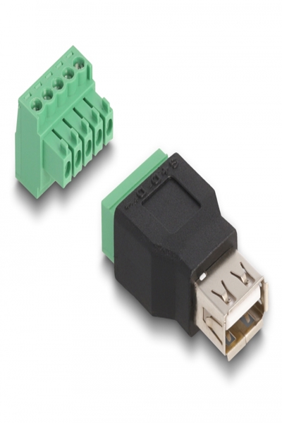Adaptateur USB Delock - Bornier 5 broches vers USB (F)