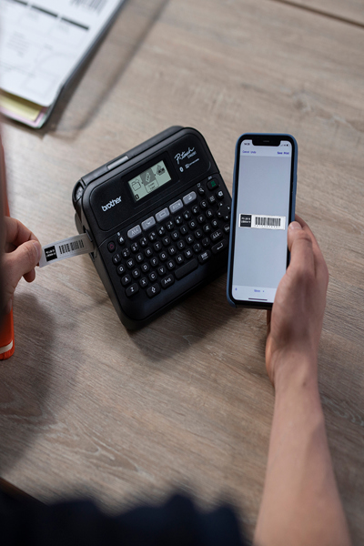 Brother Desk model 3.5/6/9/12/18mm TZe tape Printer 180 dpi - PTD460BTVPUR1