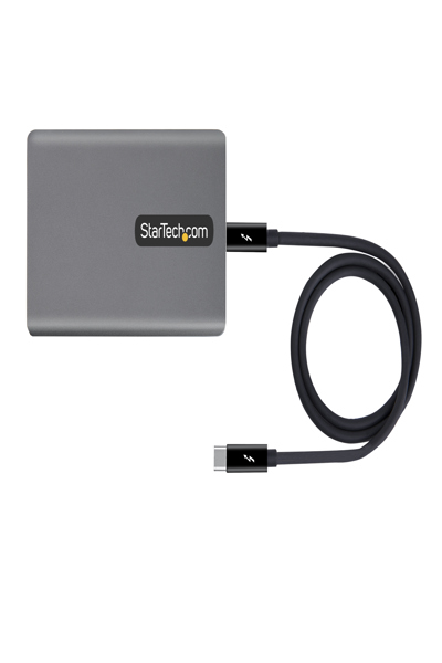 StarTech.com Thunderbolt 3 till Ethernet-adapter, 10 GbE, Multi-Gigabit, Thunderbolt 3 till RJ45 nätverksadapter, 10 GBASE-T/5-2.5 GBASE-T NIC, TB3/TB4 10G nätverksadapter med TB3-certifierad kabel, TB3 10 GbE, Win/Mac (TB310G2) - TB310G2