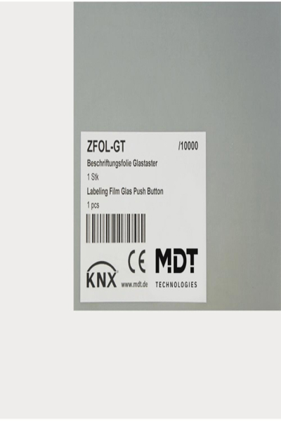 MDT Film de marquage pour bouton en verre Plus
