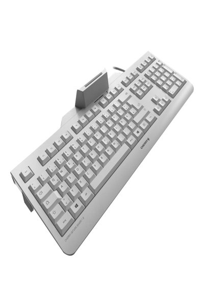 Cherry JK-A0400CH-0 - Full-size (100%) - Wired - USB - Mechanical - QWERTZ - Grey - JK-A0400CH-0