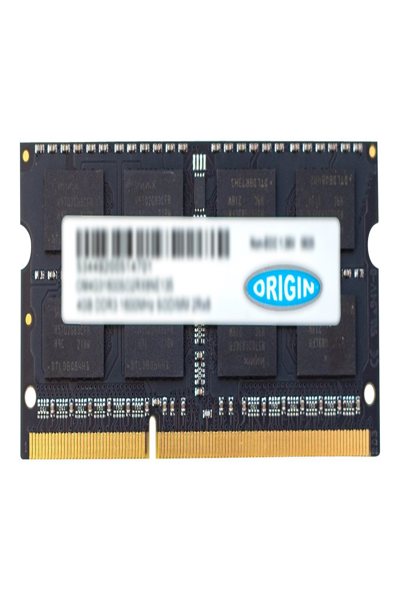 Origin Storage 4GB DDR3 1600MHz SODIMM 2Rx8 Non-ECC 1.35V - 4 GB - 1 x 4 GB - DDR3 - 1600 MHz - 204-pin SO-DIMM